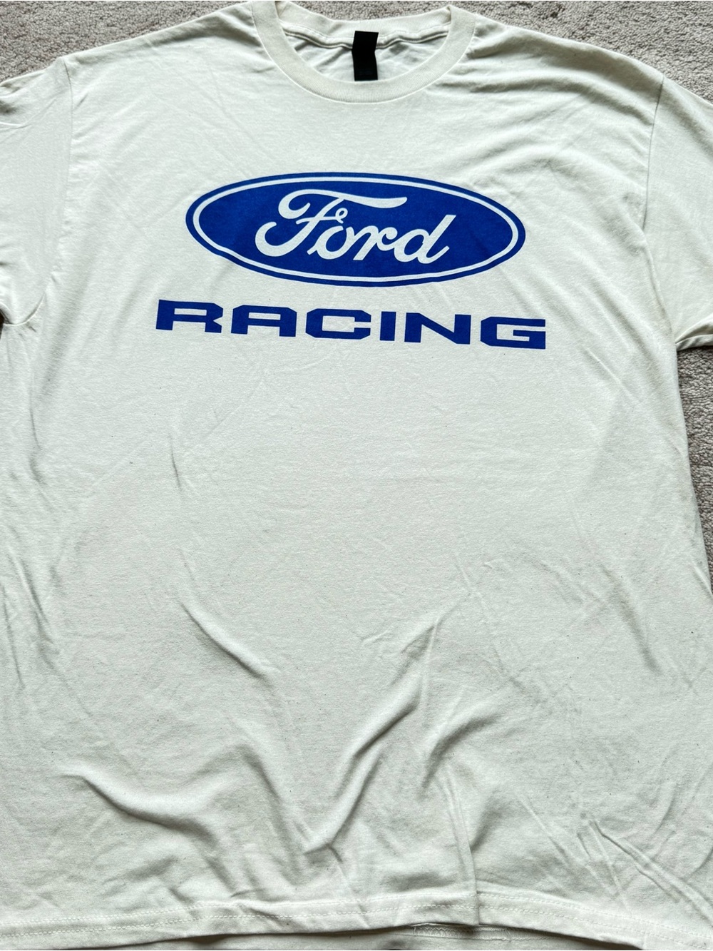 Ford Racing Men's White Graphic Tee Promo